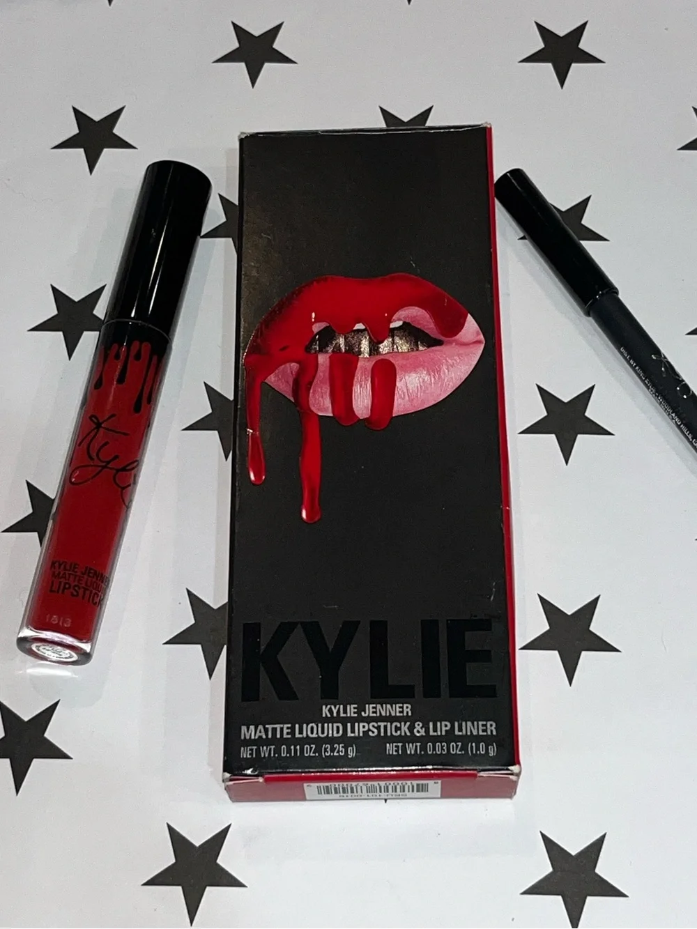 Kylie cosmetics duo matte liquid lipstick & lip liner set new in box